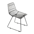 Free Sample Lounge Gold Metal Fabric Mesh Outdoor Egg Platner Arm Silver Blue Back Ded Room Wire Chair With Wire Base